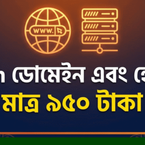 .com ডোমেইন এবং Hosting মাত্র ৯৫০ টাকা